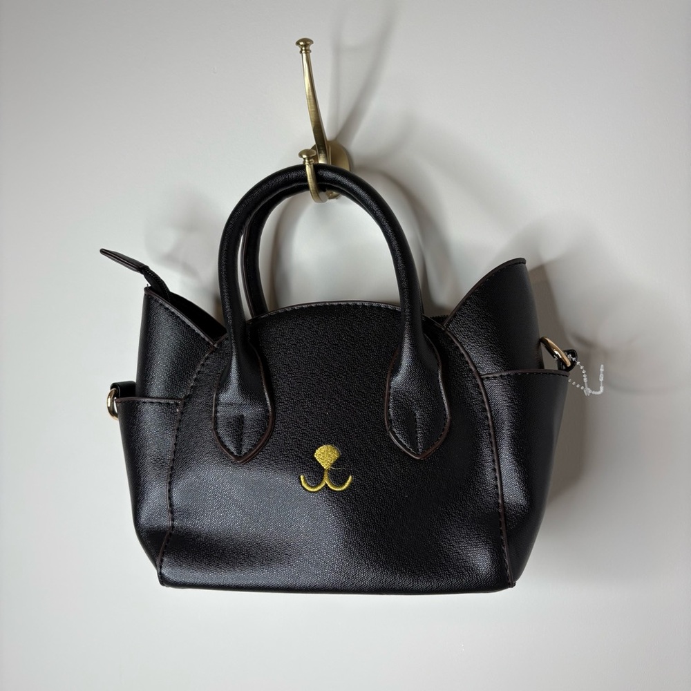 Novelty Black Cat Handheld Cute Bag Purse